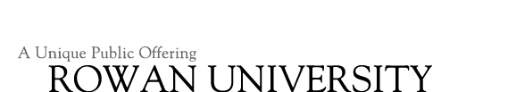 Rowan University - A Unique Public Offering